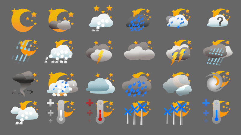 Download Deep Vision For Advertising Animated Weather Icons